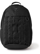 MCQ - Logo-Appliquéd Canvas Backpack