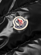 Moncler - Aube Slim-Fit Logo-Appliquéd Quilted Shell Down Gilet - Black