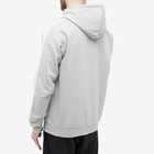 Adidas Men's 3 Stripe Hoody in Medium Grey Heather