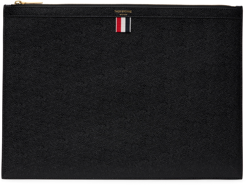 Thom Browne Black Medium Document Holder