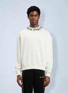 Palm Angels Neck Logo Sweatshirt