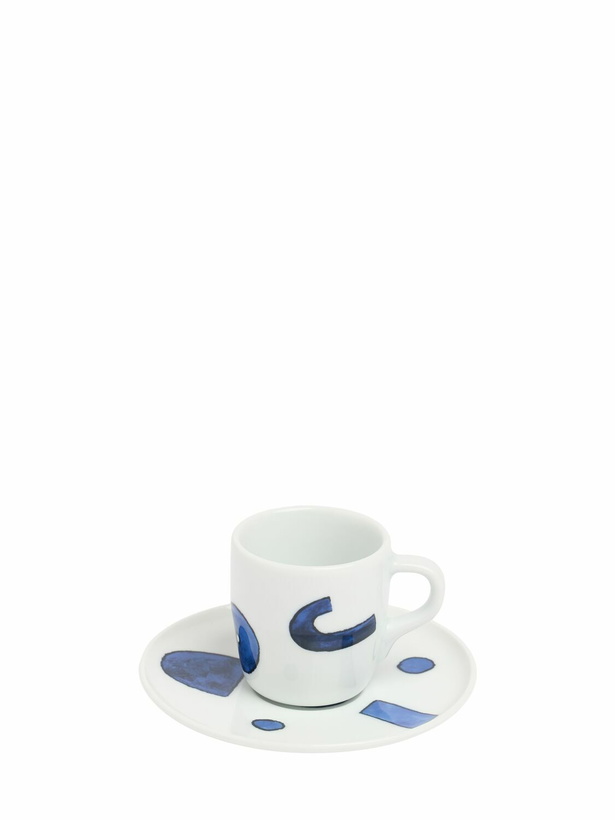 Photo: ALESSI Set Of 4 Itsumo Espresso Cups & Saucers