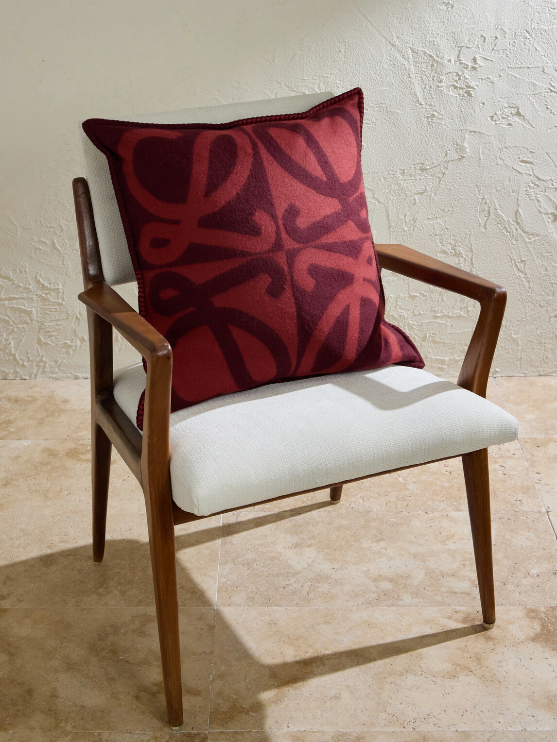 LOEWE - Anagram Wool and Cashmere-Blend Jacquard Cushion