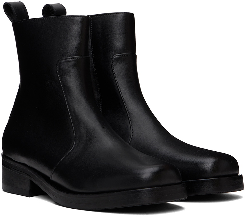 Studio Nicholson Black Square Boots Studio Nicholson