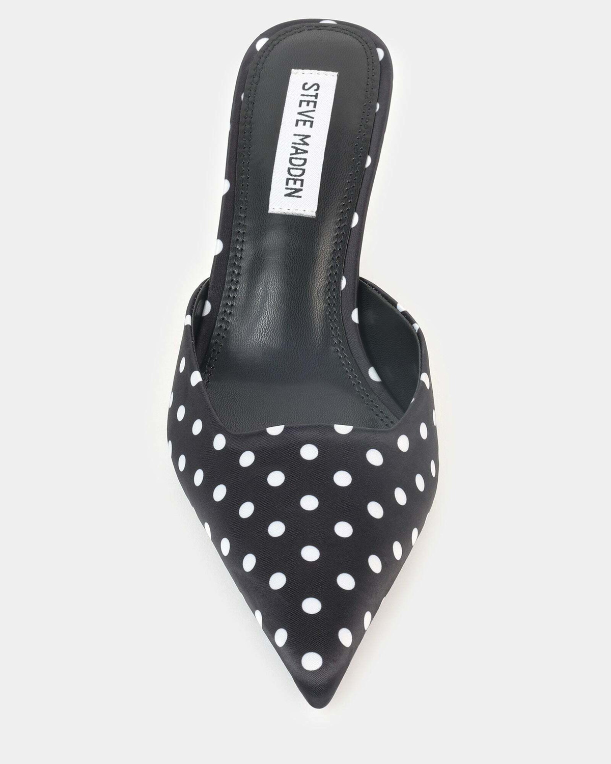 Steve Madden Velmaa Heels in Black Satin