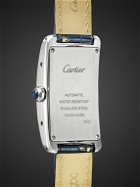 Cartier - Tank Américaine Automatic 44.4mm Stainless Steel and Alligator Watch, Ref. No. CRWSTA0083