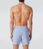 Ralph Lauren Purple Label Amalfi logo striped swim trunks