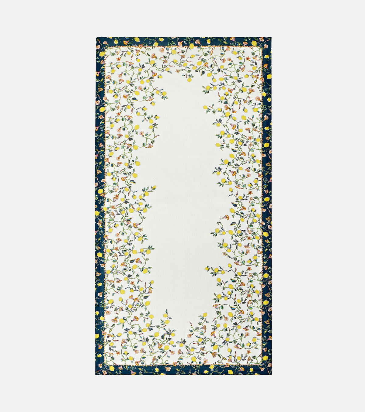 La DoubleJ Borboni White Large linen tablecloth