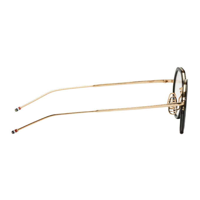 Thom Browne Black and Gold TBX911 Glasses Thom Browne