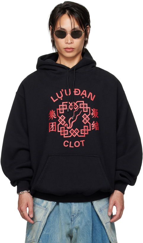 Photo: LU'U DAN Black CLOT Edition Oversized Hoodie