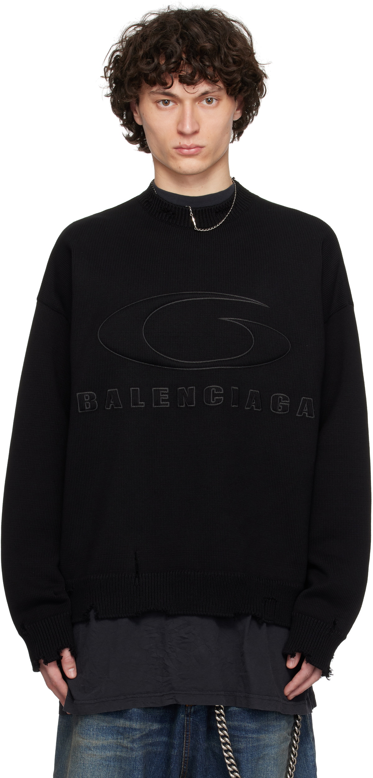 Balenciaga - Logo-Print Loopback Cotton-Jersey Sweatshirt Balenciaga - Logo-Print Loopback Cotton-Jersey Sweatshirt