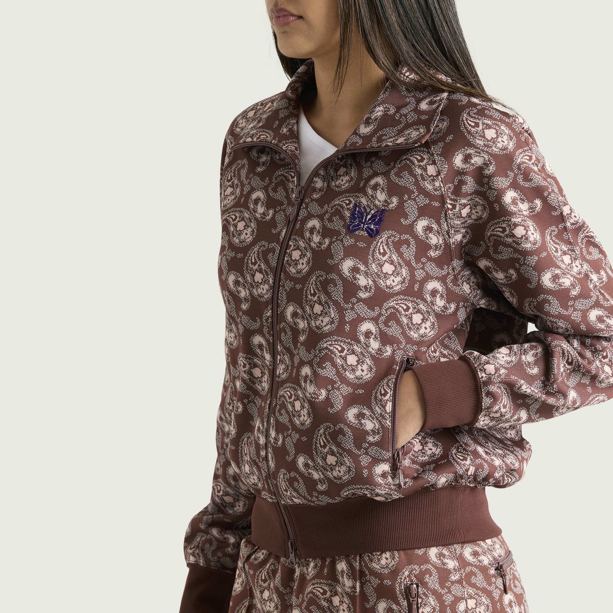 Needles Women's Track Jacket in Paisley