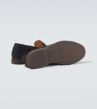 Brunello Cucinelli Suede penny loafers