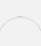 Persée 9kt gold locket necklace with diamonds