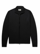 John Smedley - Claygate Merino Wool Zip-Up Cardigan - Blue