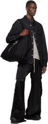 Rick Owens Black Temple Low Factory Beatle Chelsea Boots