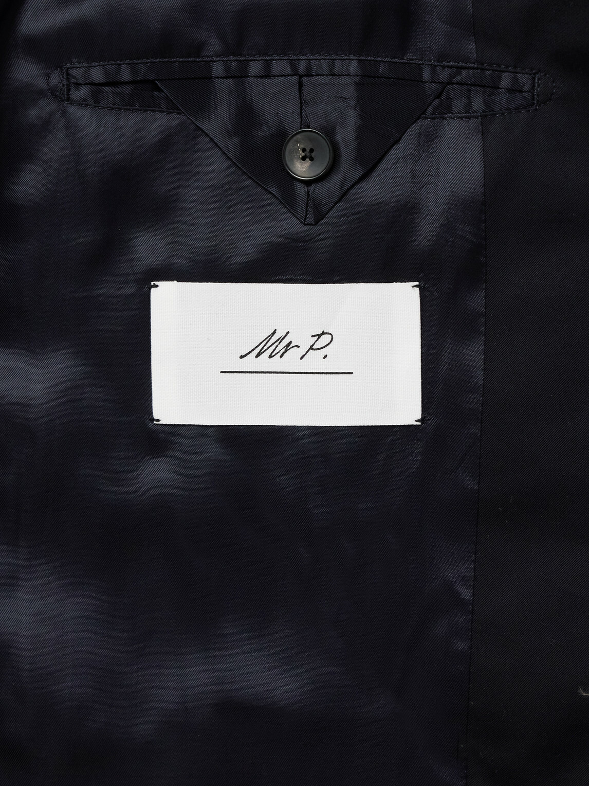 Mr P. - Organic Cotton-Poplin Suit Jacket - Blue