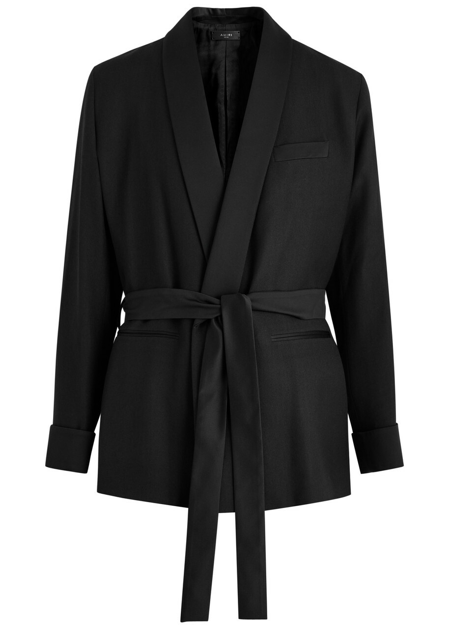 【送料&関税込】AMIRI Double-breasted Cotton Jacket DOUBLE-BREASTED BLAZER - BLACK | AMIRI