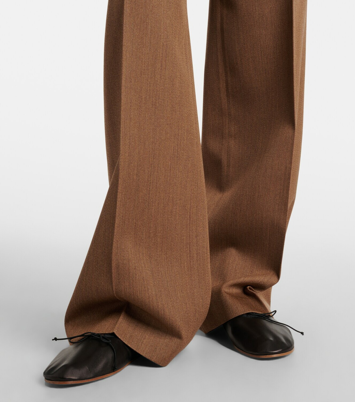 Fforme Agel high-rise virgin wool wide-leg pants