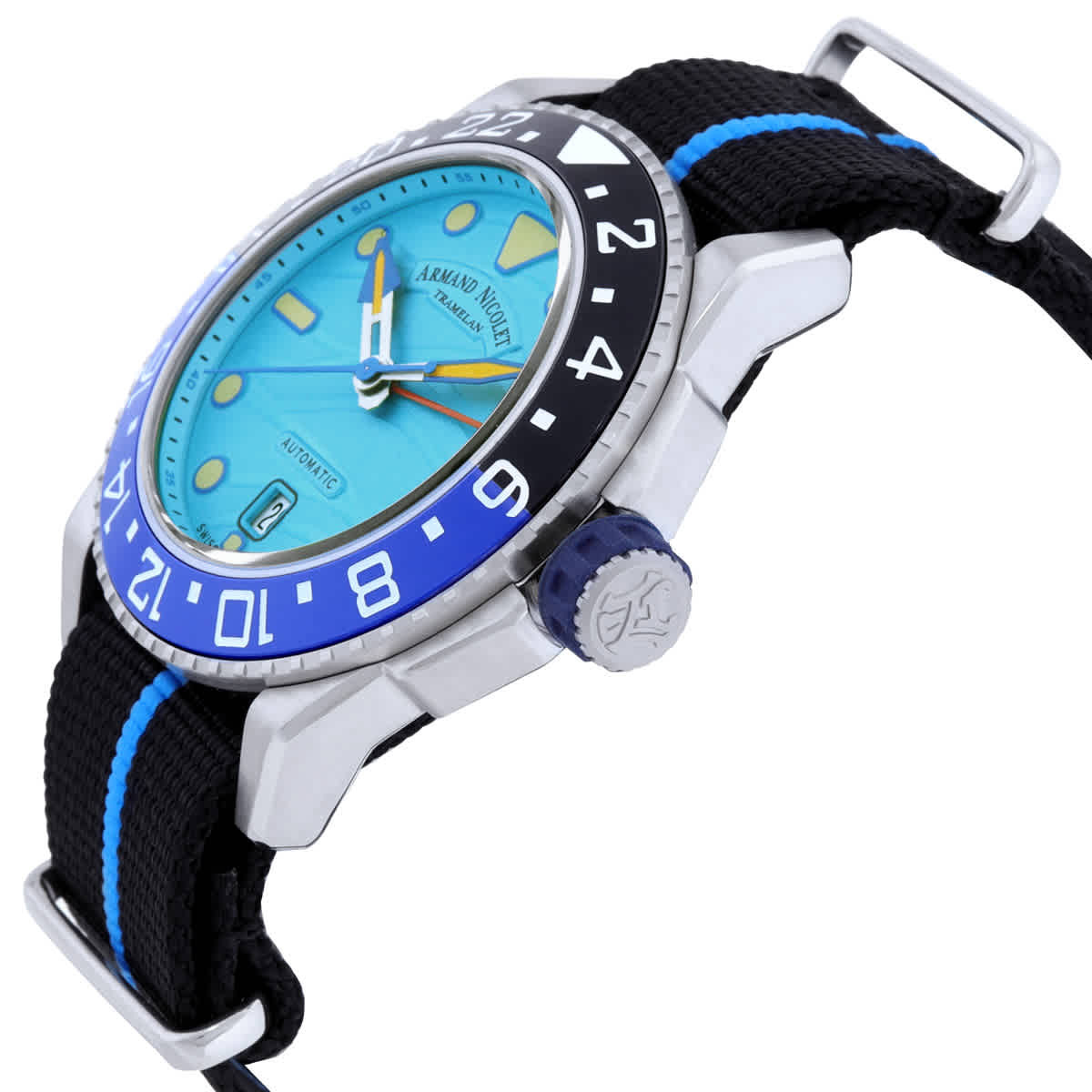 Armand Nicolet JSH Automatic Mens Watch A486RGU-TF-BN24480AANU