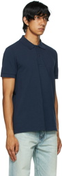 TOM FORD Navy Piqué Tennis Polo