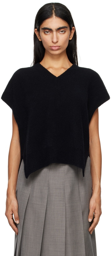 Photo: Studio Nicholson Black Poros Vest