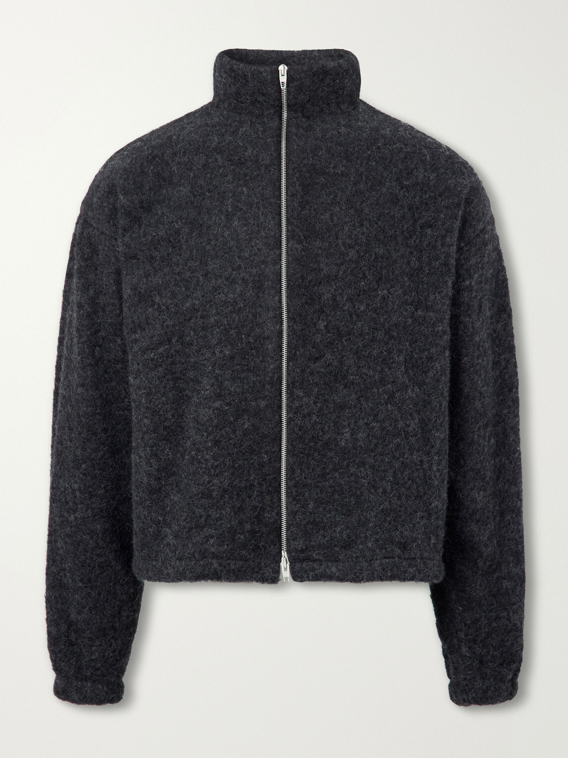 Jil Sander - Brushed Wool-Blend Blouson Jacket - Blue