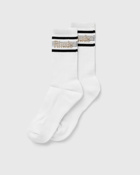 Rhude Logo Stripe Sport Sock White - Mens - Socks