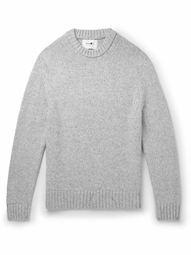 Photo: NN07 - Jason 6511 Cotton and Wool-Blend Sweater - Gray