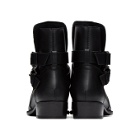 Amiri Black Two-Buckle Boots