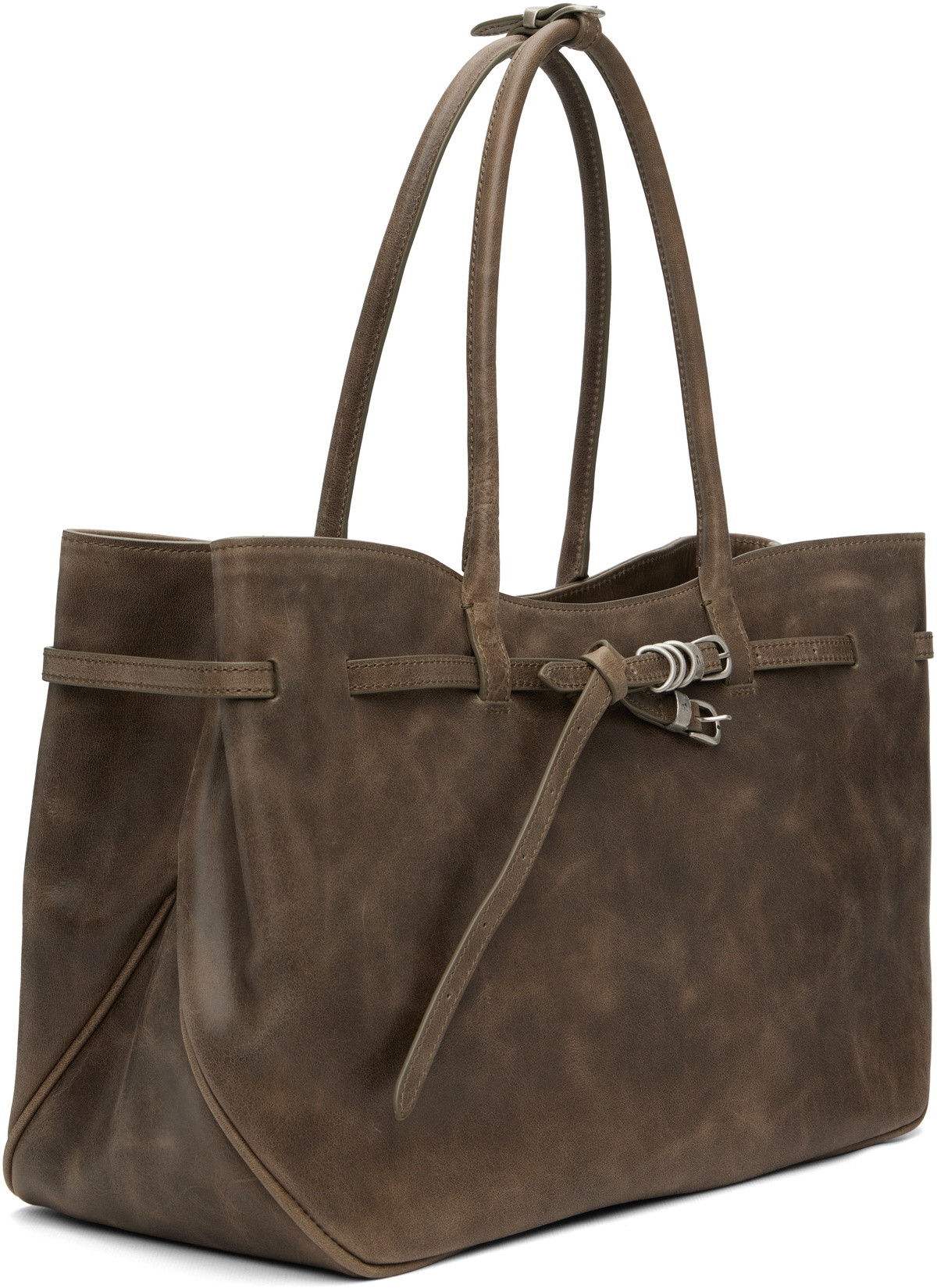 MARGESHERWOOD Taupe Grandma Used Large Tote