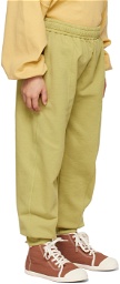 Repose AMS Kids Green Embroidered Lounge Pants