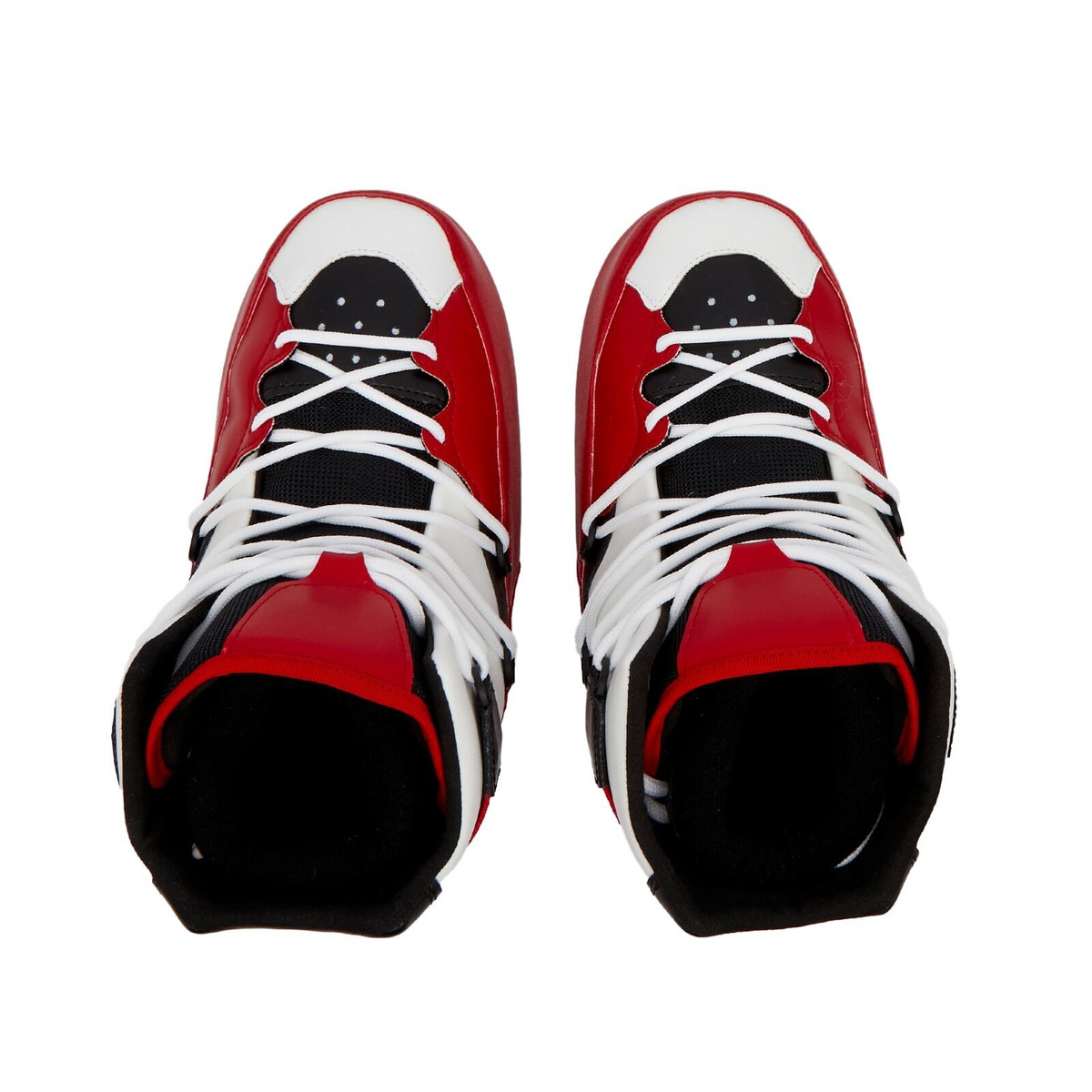新品未開封moontreeplanet boosocks Moon Boot Women's Mid Sneaker Boots in White/Red/Black Moon Boot