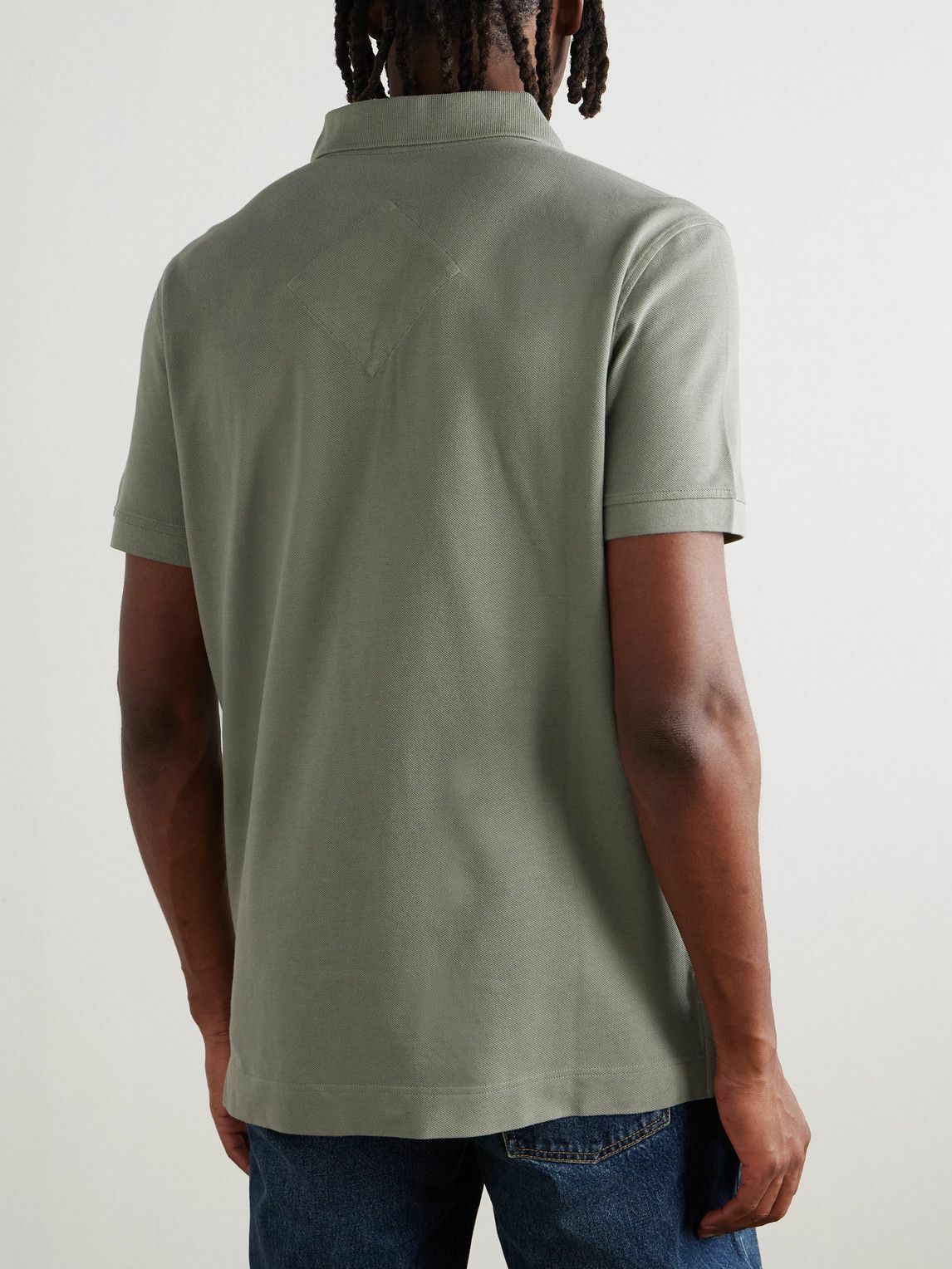 Canada Goose - Beckley Logo-Appliquéd Cotton-Piqué Polo Shirt - Green