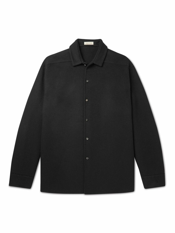 Photo: Fear of God - Wool and Cashmere-Blend Overshirt - Black