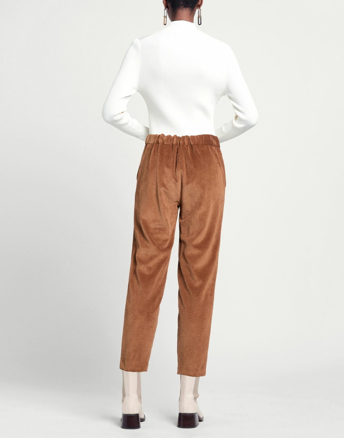 Alessia Santi Womens Pants Tan