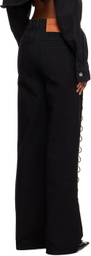 Lado Bokuchava Black Pierced Jeans