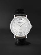 Montblanc - Tradition Automatic Date 40mm Stainless Steel and Alligator Watch, Ref. No. 127769