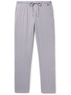Hanro - Night & Day Printed Cotton-Jersey Pyjama Trousers - Blue
