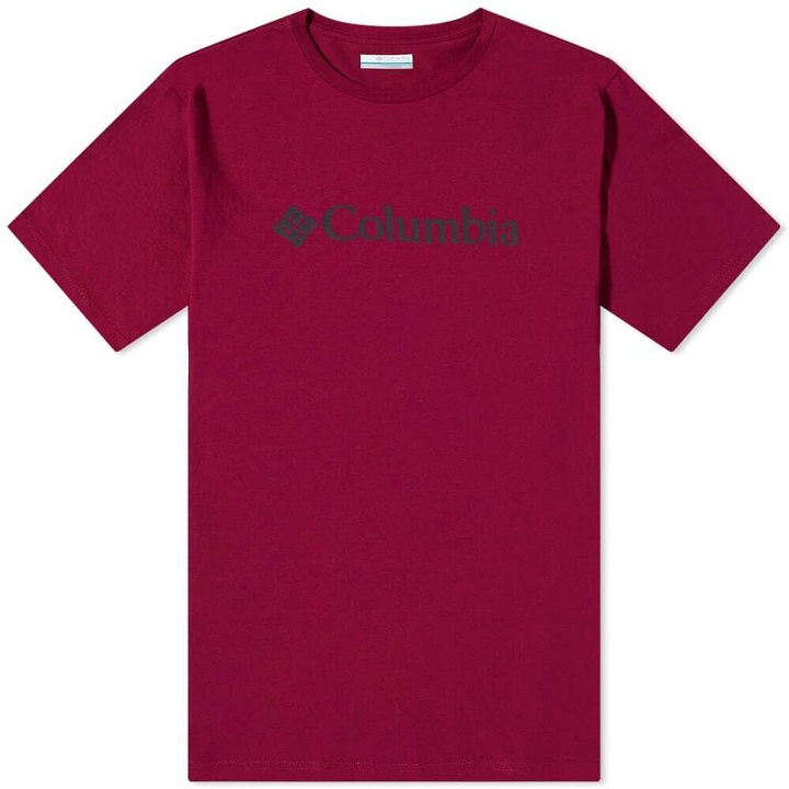 Photo: Columbia Men's CSC Basic Logo™ T-Shirt in Red Onion