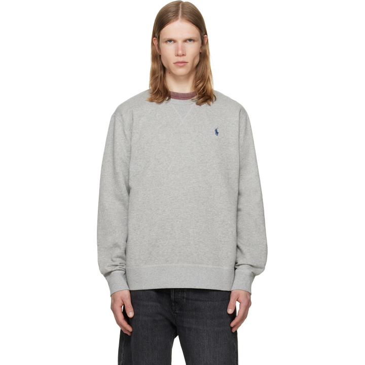 Photo: Polo Ralph Lauren Gray 'The RL Fleece' Sweatshirt