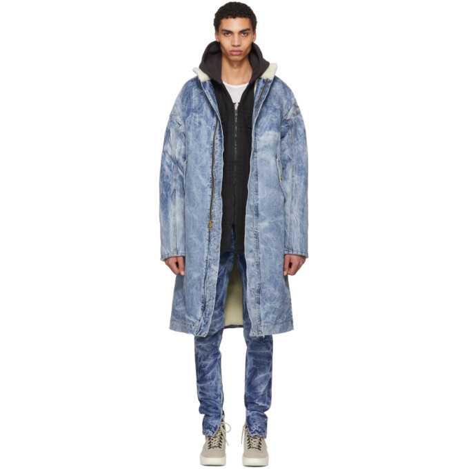 ジャケット・アウター Fear Of God Denim Holy Water Deck Coat Fear Of God Denim Holy Water Deck Coat