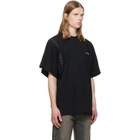We11done Black Hook & Eye T-Shirt