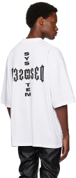 032c White Oversized Crux T-Shirt