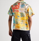 AMIRI - Camp-Collar Floral-Print Silk-Twill Shirt - Multi