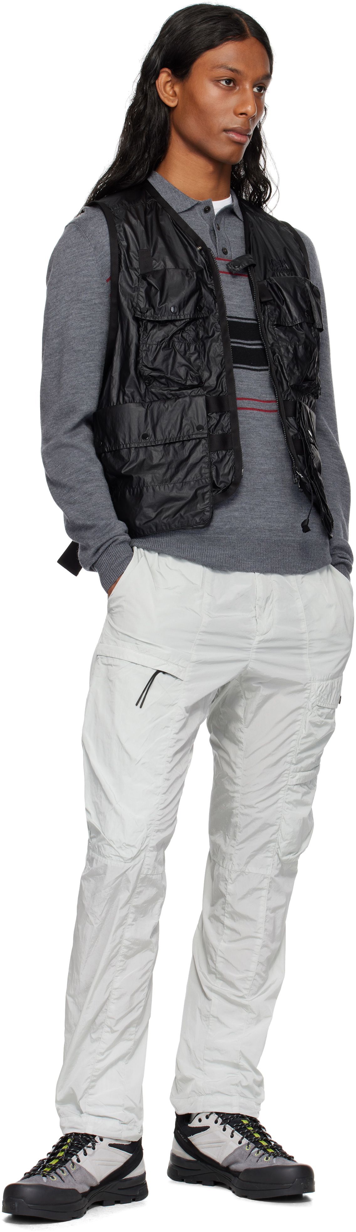 C.P. Company Black CS II Logo Vest