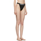 Versace Underwear Black Lace Band Brief