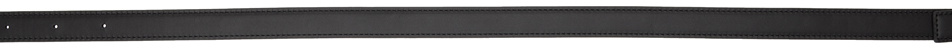 We11done Black Slim Basic Belt