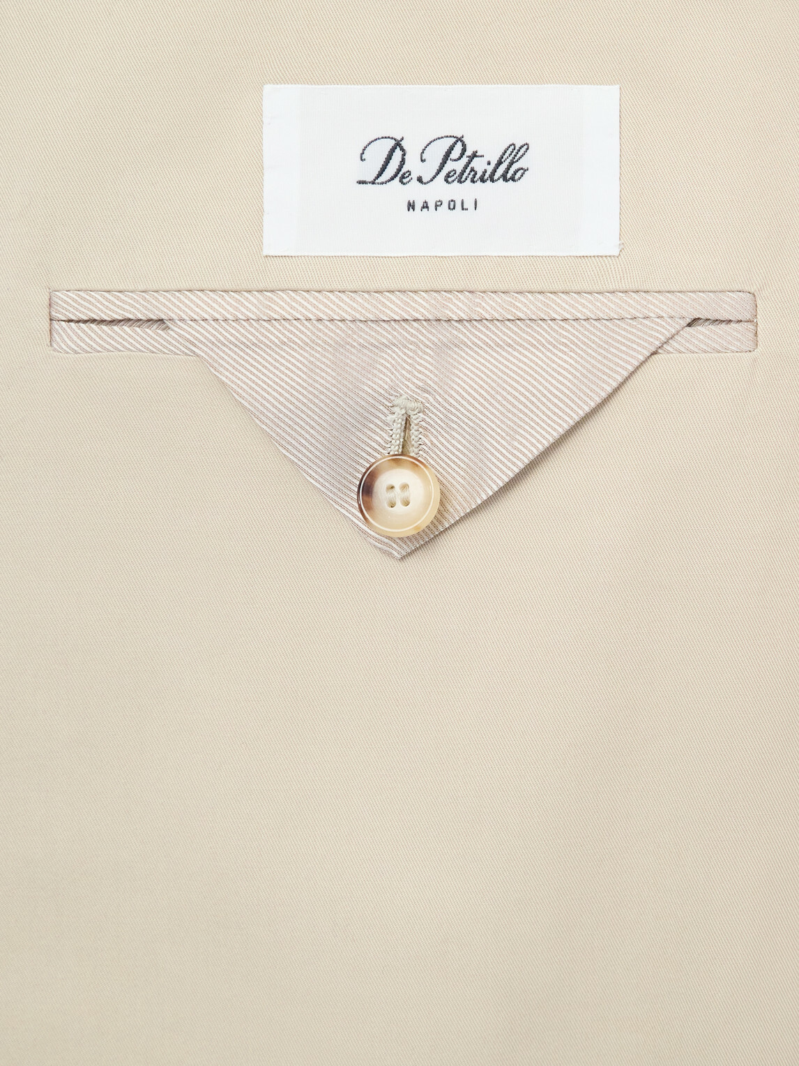 De Petrillo - Cotton Suit Jacket - Neutrals