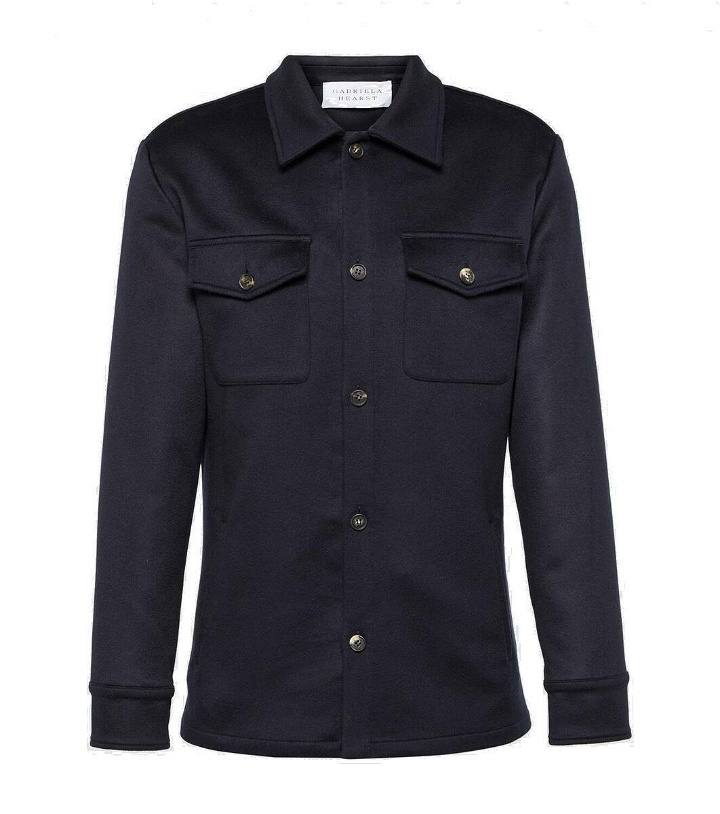 Photo: Gabriela Hearst Coner wool and cashmere overshirt